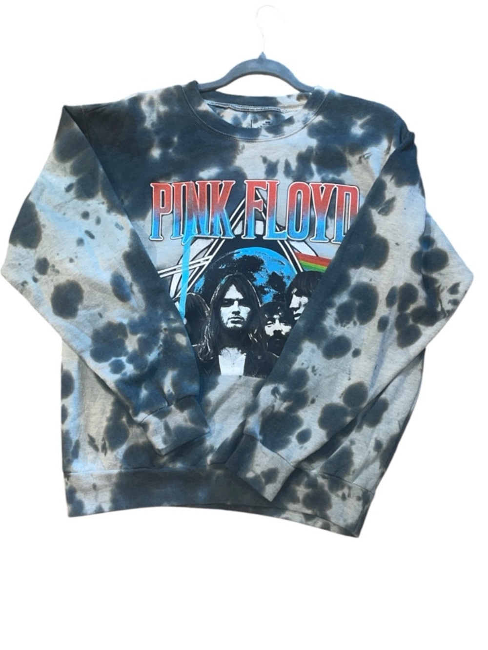 Pink Floyd long sleeve tie dye band Sweatshirt NWOT